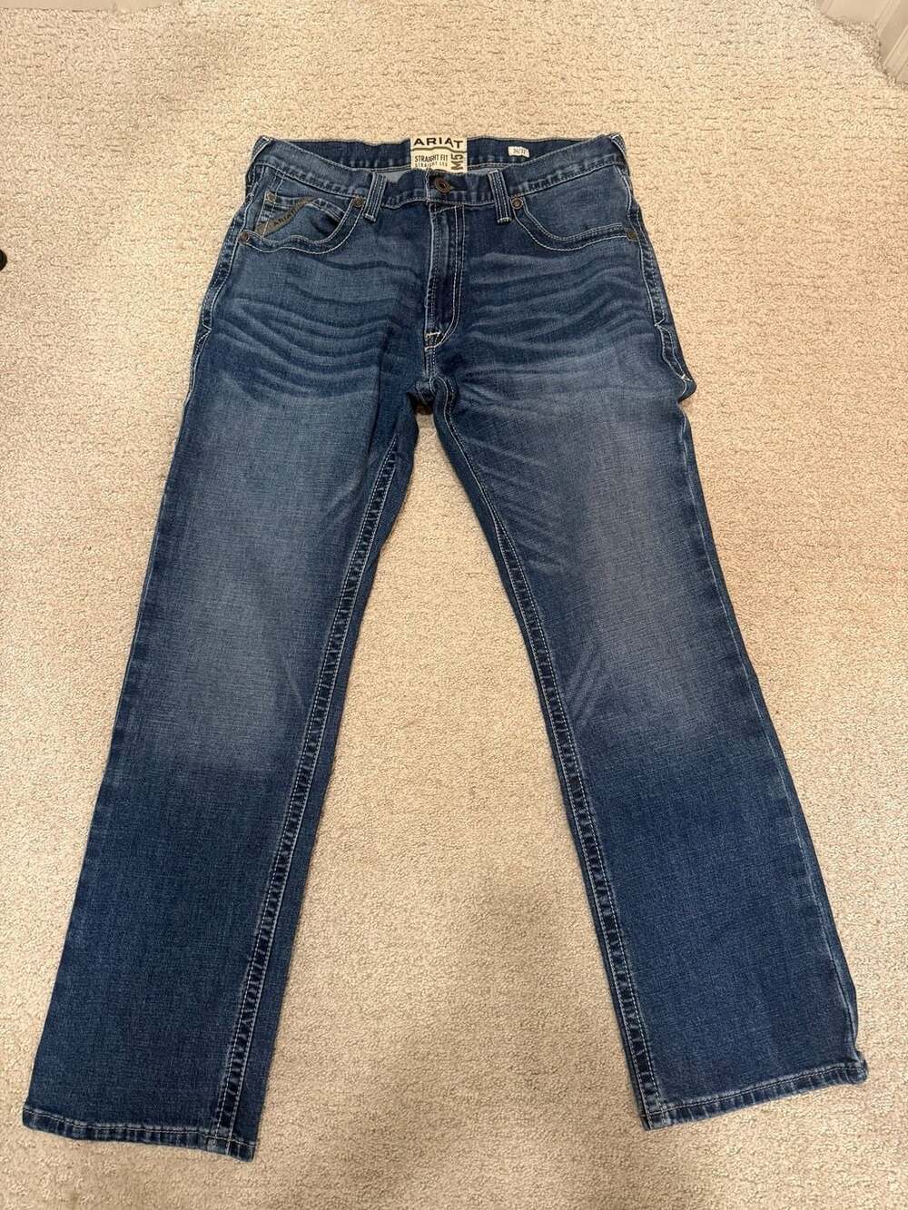 Ariat M5 Marston Straight Leg Jeans Walden Dark Wash 34x32
